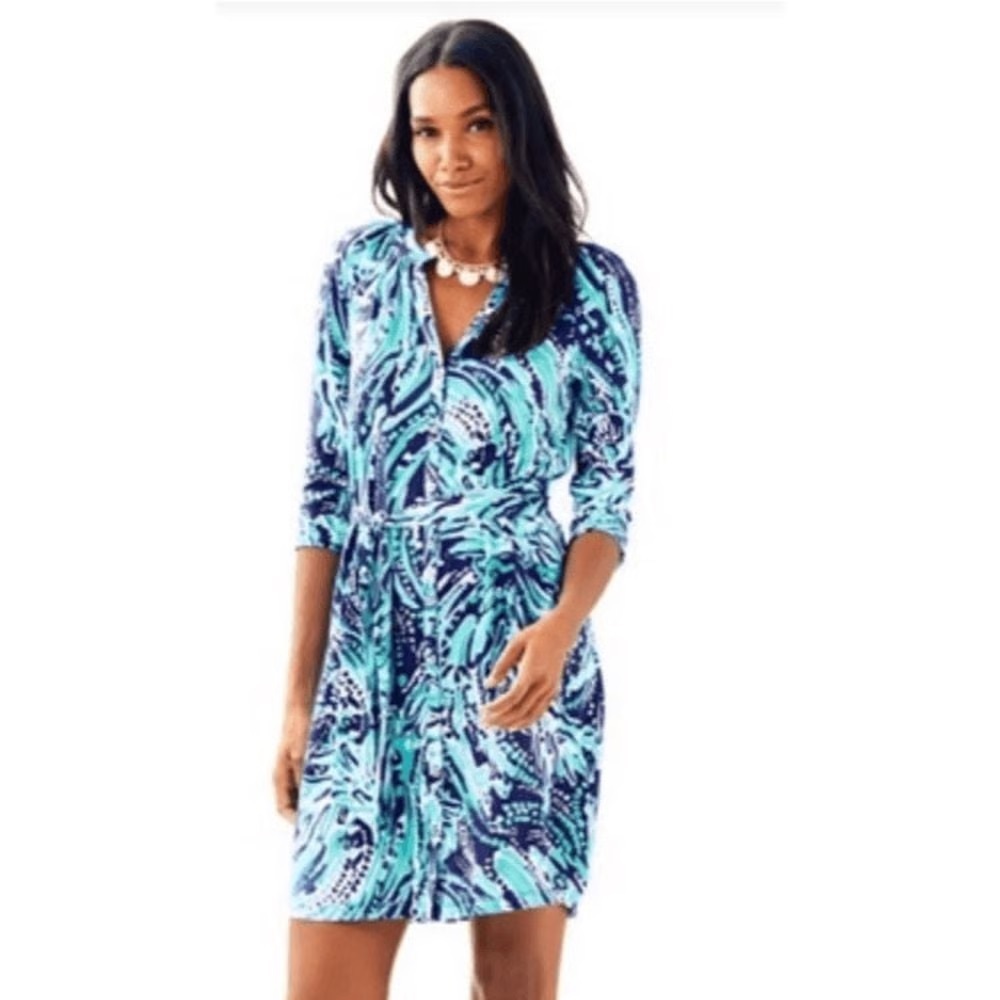 Lilly Pulitzer Bailor Wrap Dress XL EUC